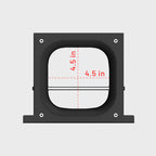 Front view image of the Extension module for the Flexmakr steam box showing an internal chamber size of 4.5x4.5 inch.