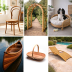 Steam bending project inspiration showcasing various wooden home and outdoor project ideas.